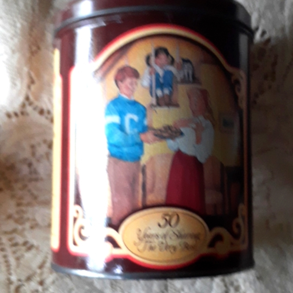 50 year anniversary cookie tin